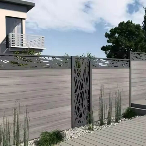 Outdoor Modern Garden Fence WPC Fences - Image 4